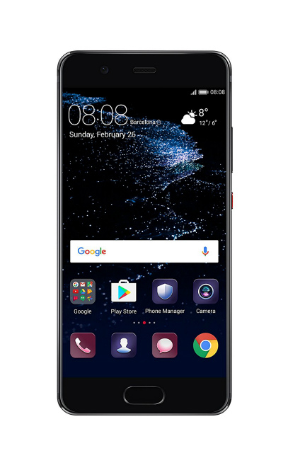Huawei 5.1型 P10 SIMフリースマートフォン グラファイトブラック 【日本正規代理店品】 P10/VTR-L29/Graphite Black 